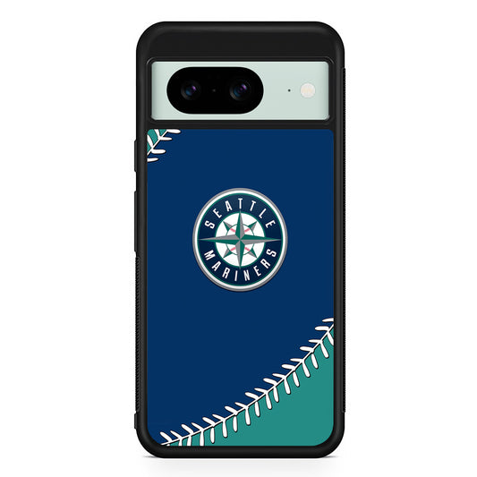 MLB Seattle Mariners Team Google Pixel 8 Case | Durable Protective Cover for Google Pixel 8