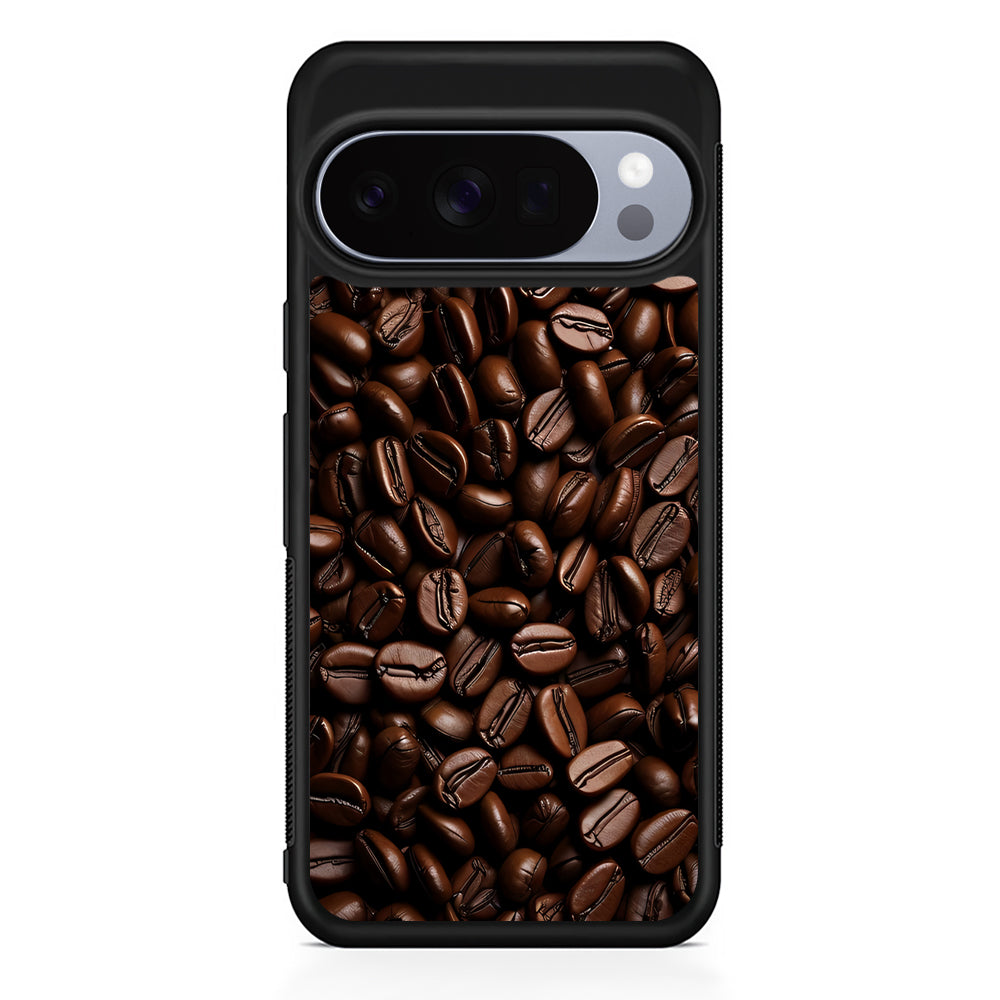 Heap of Roasted Coffee Beans Google Pixel 10 Pro Case | Google Pixel 10 Rubber Protective Case