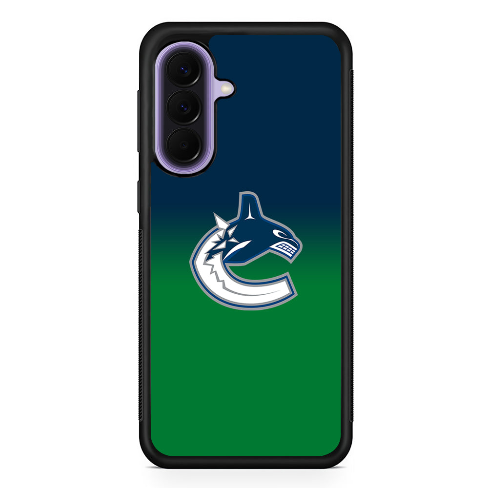 NHL Vancouver Canucks Gradation Samsung Galaxy A57 Case | Slim Samsung Galaxy A57 Rubber Case