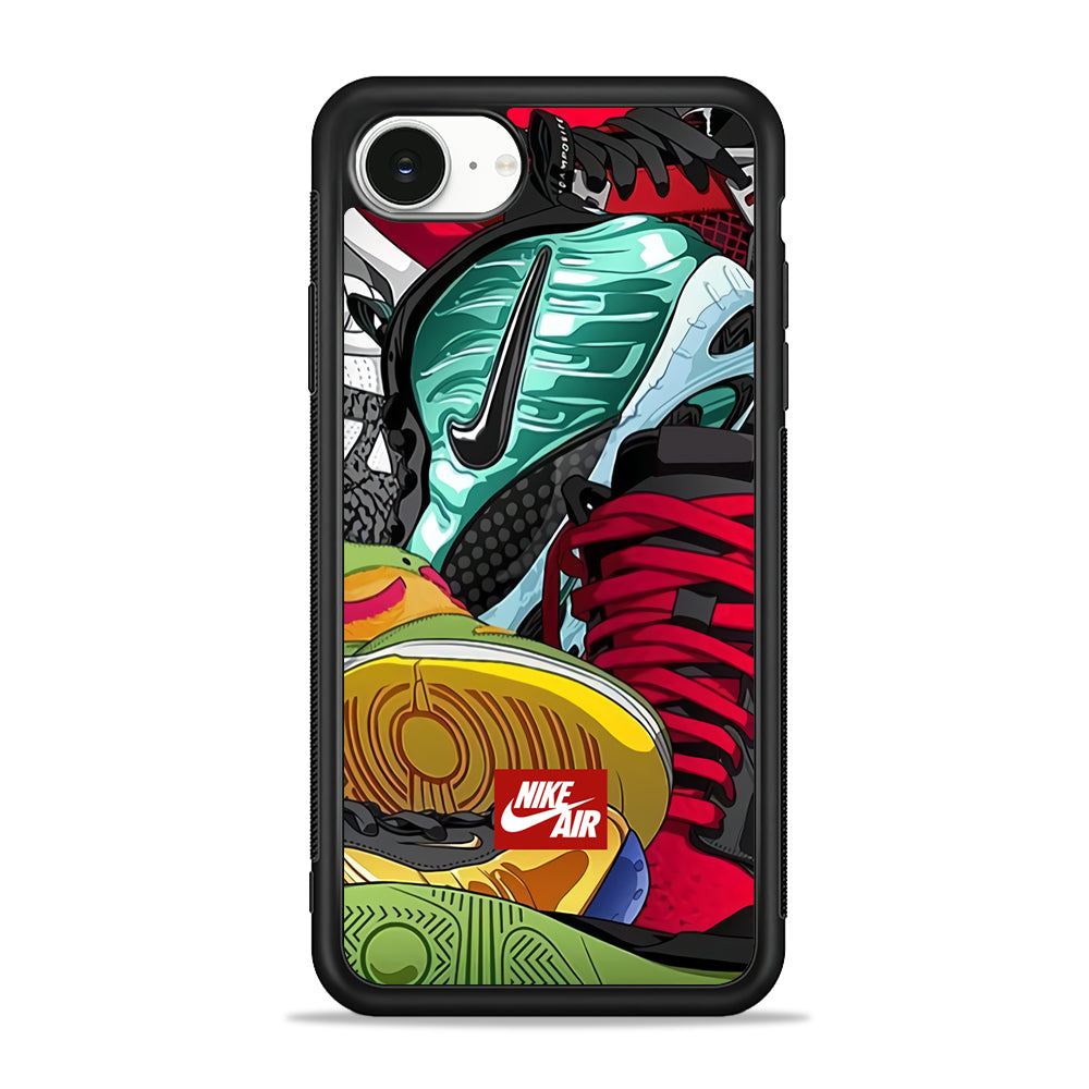 Nike Running Trip iPhone 16e Case - Slim Silicone Case