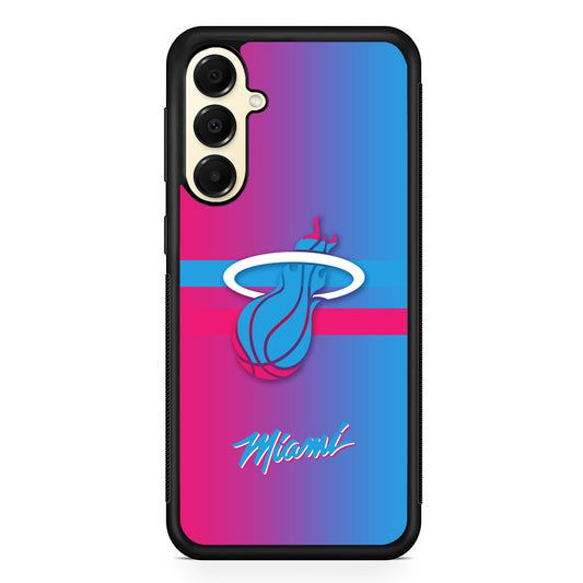 NBA Miami Heat Spectrum Samsung Galaxy A16 Case | Slim Rubber Samsung Galaxy A16 Case