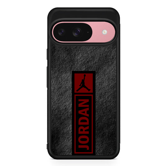 Air Jordan Grey Abstract Google Pixel 9 Case | Google Pixel 9 Protective Rubber Case