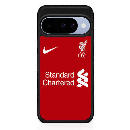 Nike Liverpool Home Jersey Google Pixel 10 Case | Google Pixel 10 Rubber Protective Case