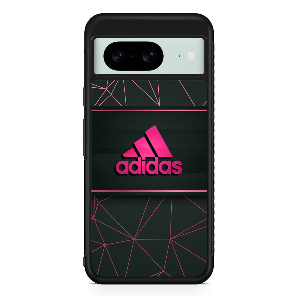 Adidas Pink Web Google Pixel 8 Case | Durable Protective Cover for Google Pixel 8
