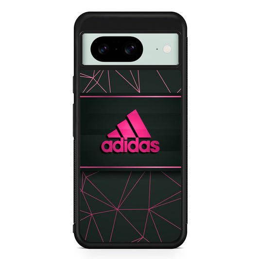 Adidas Pink Web Google Pixel 8 Case | Durable Protective Cover for Google Pixel 8