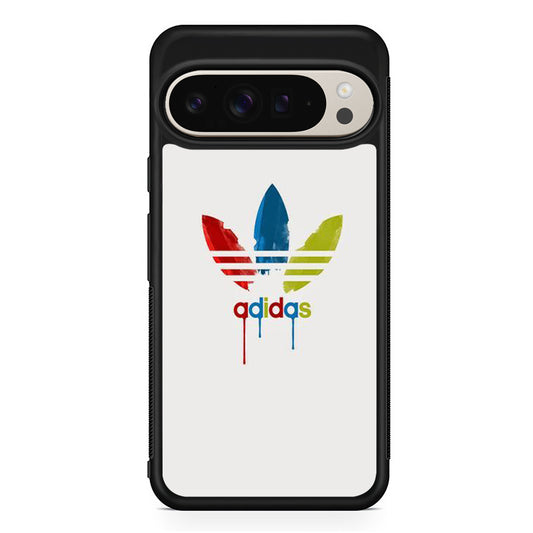 Adidas White Prime Painting Colour Google Pixel 9 Pro Case | Slim Protective Cover