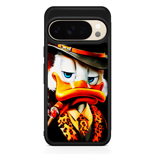 Scrooge McDuck Gangster Style Google Pixel 10 Pro XL Case | Slim Google Pixel 10 Pro XL Protective Case