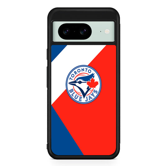 MLB Toronto Blue Jays Logo Google Pixel 8 Case | Durable Protective Cover for Google Pixel 8