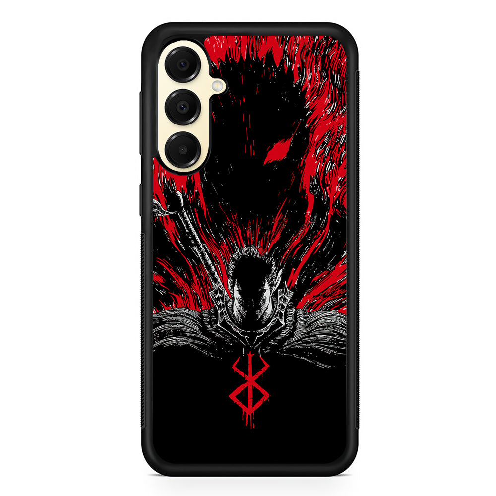 Guts Berserk The Black Swordsman Samsung Galaxy A16 Case | Slim Rubber Samsung Galaxy A16 Case