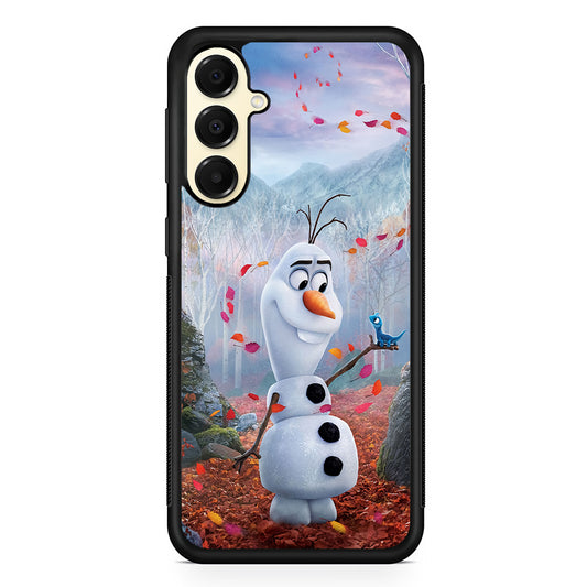 Olaf Frozen in the morning Samsung Galaxy A16 Case | Slim Rubber Samsung Galaxy A16 Case