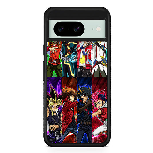Yu-Gi-Oh All Main Character Google Pixel 8 Case | Durable Protective Cover for Google Pixel 8
