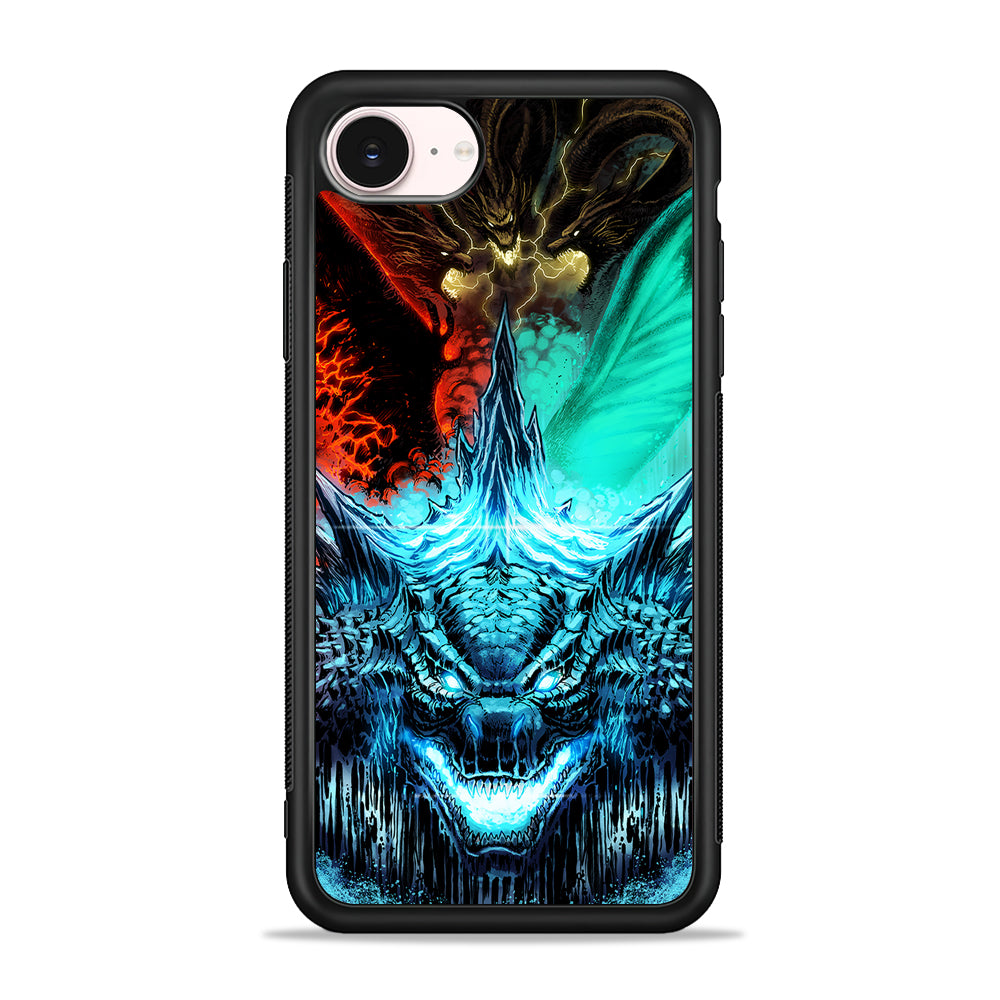 Godzilla and Kaiju iPhone 17e Case - Silicone Case