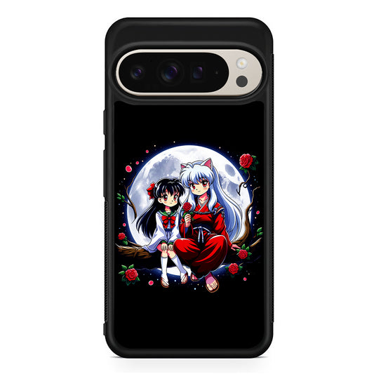 Inuyasha and Kagome Full Moon Google Pixel 9 Pro Case | Slim Protective Cover