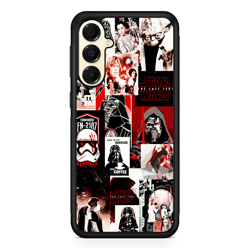 Star Wars Aesthetic Collage Samsung Galaxy A16 Case | Slim Rubber Samsung Galaxy A16 Case