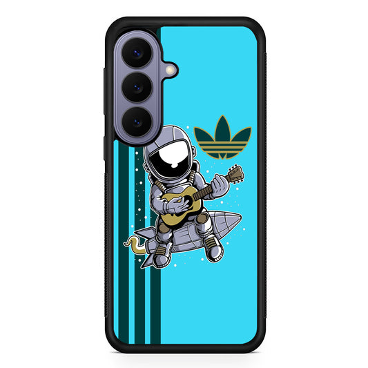 Adidas Astronaut Guitar Samsung Galaxy S26 Case | Slim Protective Rubber Case for Samsung S26