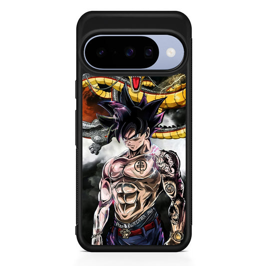 Goku X Shenron Dragon Ball Z Google Pixel 10 Case | Google Pixel 10 Rubber Protective Case