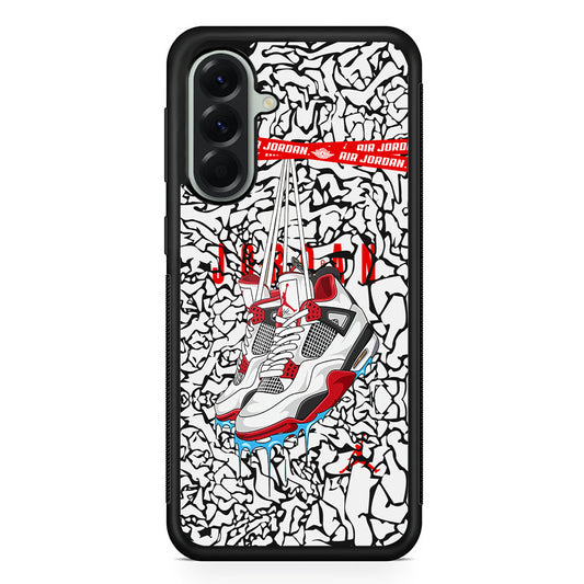 Air Jordan Passing The Challenge Samsung Galaxy A56 Case | Samsung Galaxy A56 Rubber Protective Case
