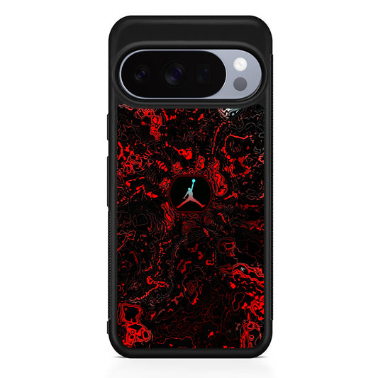 Air Jordan Mountain Contour Google Pixel 10 Pro Case | Slim Google Pixel 10 Pro Rubber Case