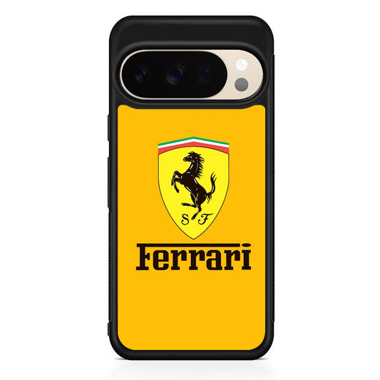 Ferrari Yellow Backdrop Google Pixel 10 Pro XL Case | Slim Google Pixel 10 Pro XL Protective Case