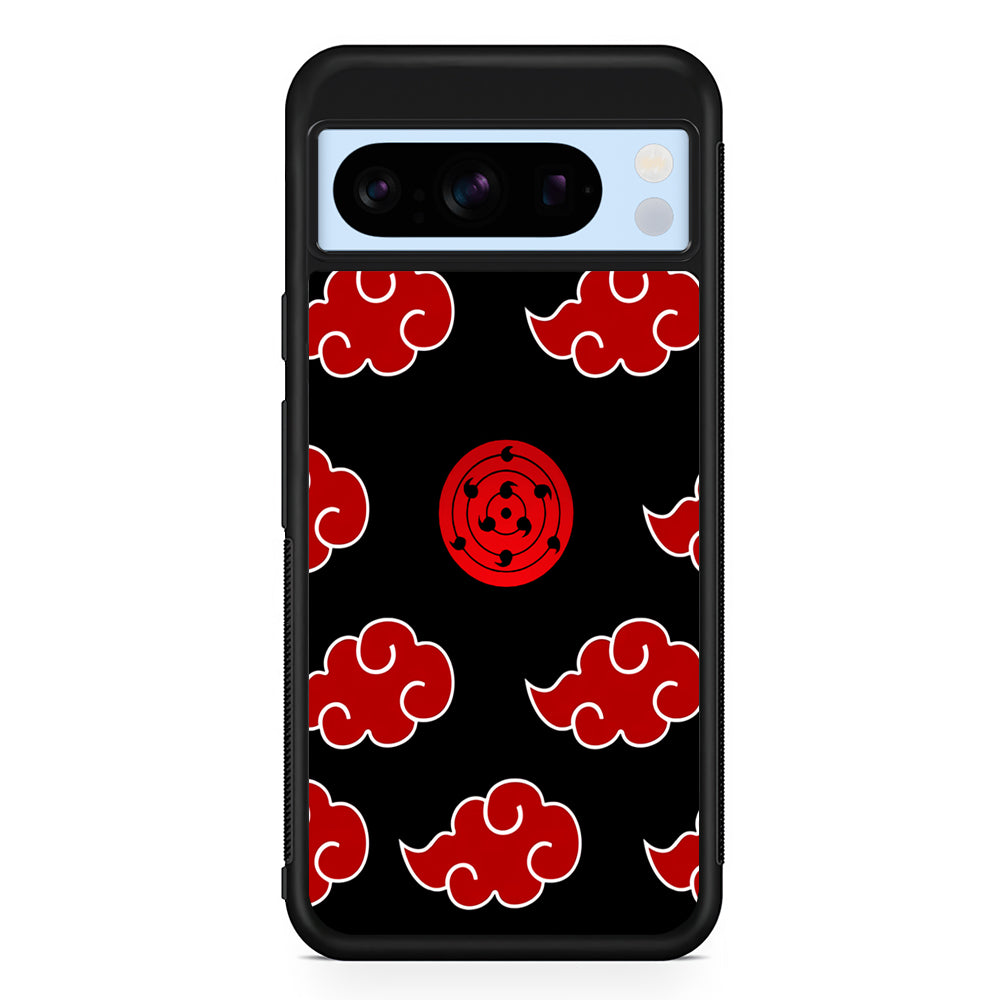 Sharingan and Akatsuki Naruto Google Pixel 8 Pro Case | Slim Rubber Case for Google Pixel 8 Pro