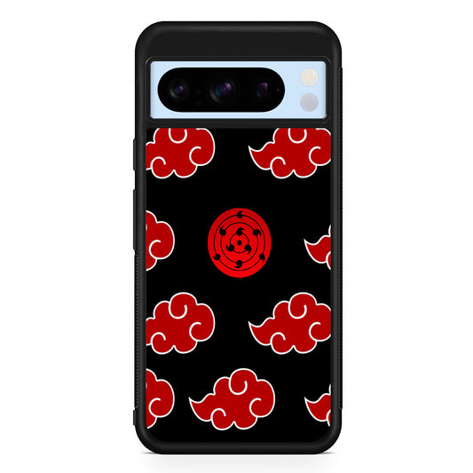 Sharingan and Akatsuki Naruto Google Pixel 8 Pro Case | Slim Rubber Case for Google Pixel 8 Pro