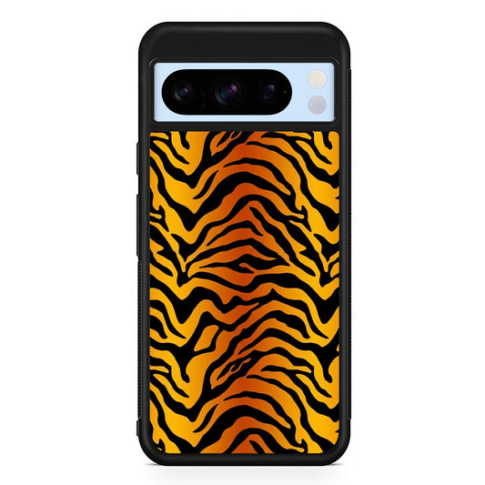 Tiger Stripe Skin Pattern Google Pixel 8 Pro Case | Slim Rubber Case for Google Pixel 8 Pro