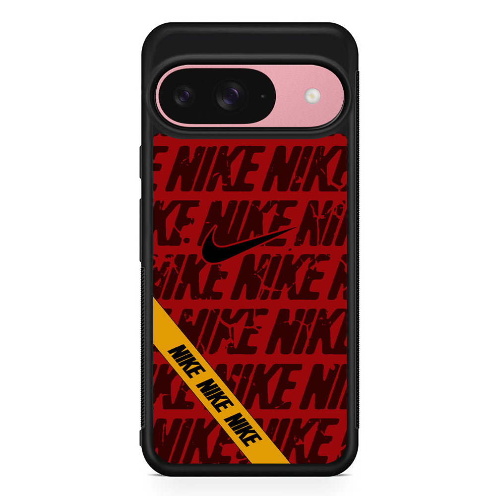Nike Red From Lightning Google Pixel 9 Case | Durable Google Pixel 9 Cover