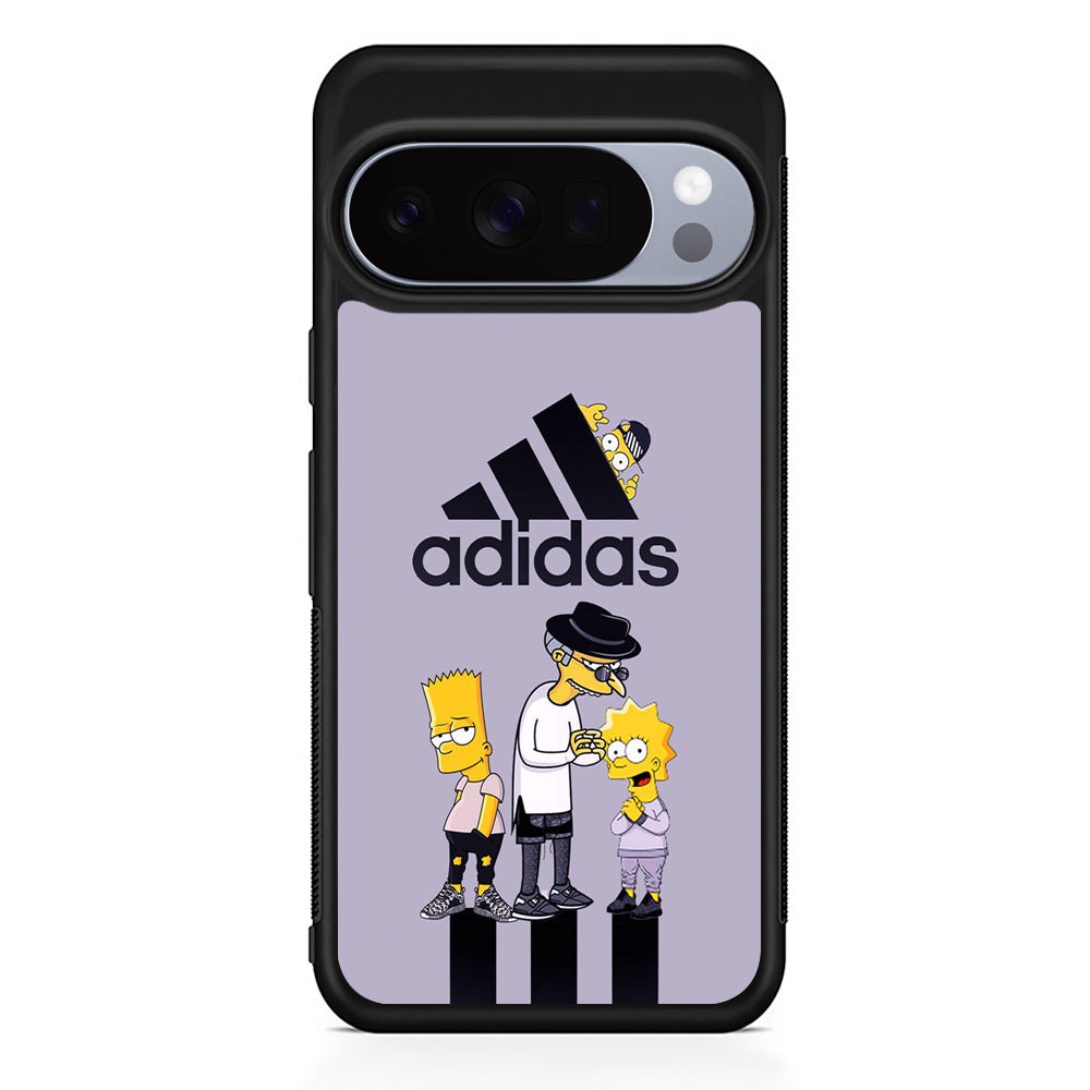Adidas Simpson Team Google Pixel 10 Pro Case | Slim Google Pixel 10 Pro Rubber Case