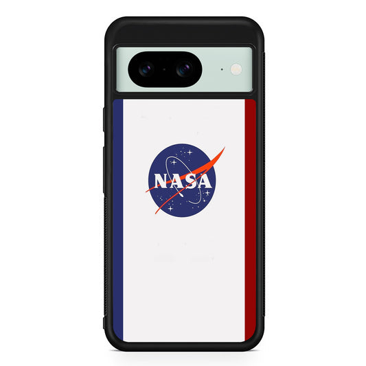 Nasa Stripe Blue Red Emblem Google Pixel 8 Case | Durable Protective Cover for Google Pixel 8