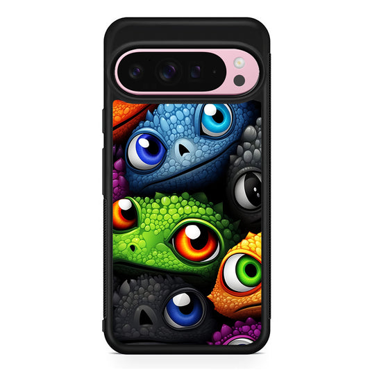 Reptile Eye Cartoon Google Pixel 9 Pro XL Case | Protective Cover