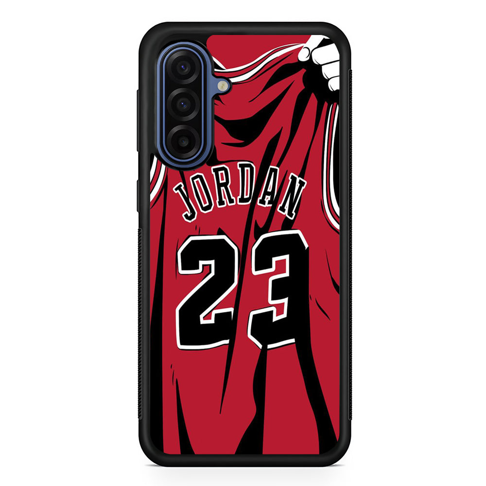 Jordan Red Basket Jersey Samsung Galaxy A17 Case | Durable Samsung Galaxy A17 Cover