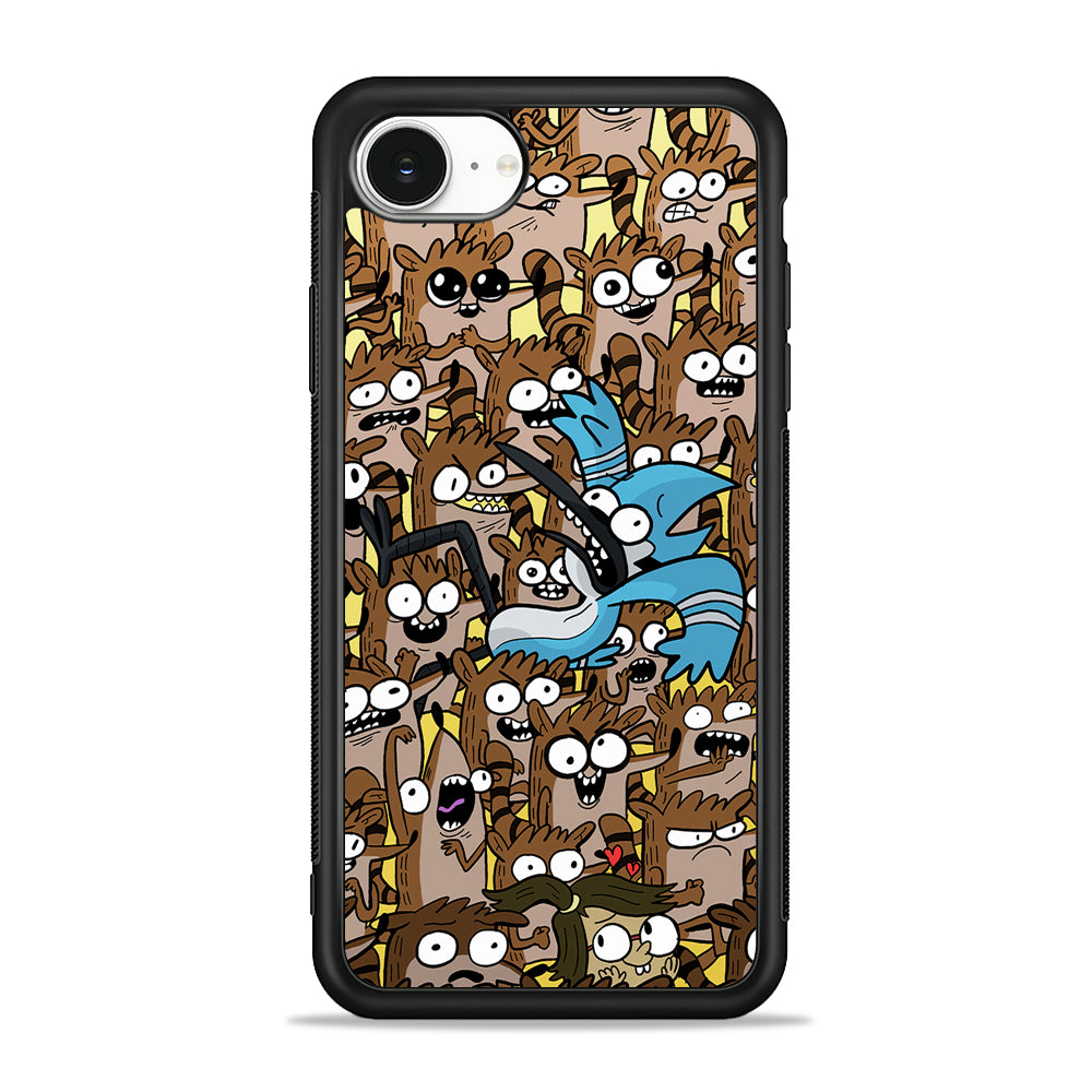Regular Show Rigby Mordecai Cartoon iPhone 16e Case | Protective Phone Cover