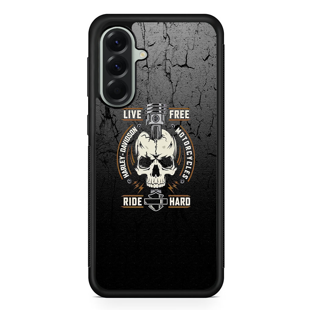Harley Davidson Live Free with Ride Hard Samsung Galaxy A56 Case | Durable Samsung Galaxy A56 Cover