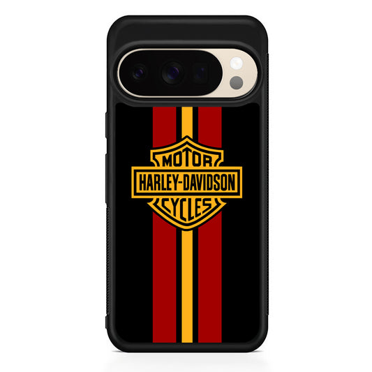 Harley Davidson Red Stripe Emblem Google Pixel 10 Pro XL Case | Durable Google Pixel 10 Pro XL Cover
