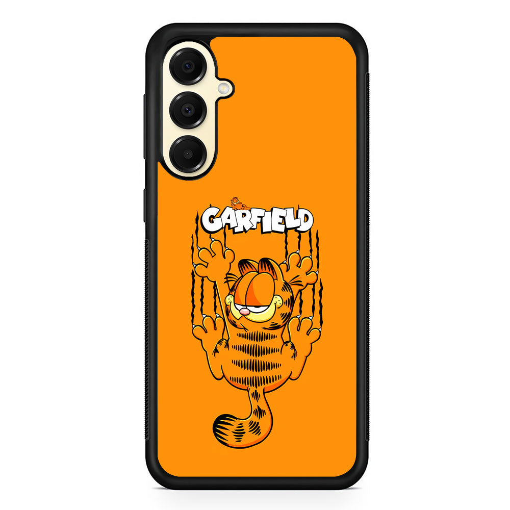 Garfield The Cat Scratch Wall Samsung Galaxy A16 Case | Slim Rubber Samsung Galaxy A16 Case