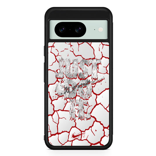 Nike On The Red Crack Google Pixel 8 Case | Slim Rubber Case for Google Pixel 8