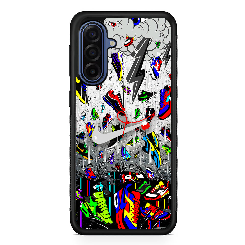 Nike Sneakers from The Sky Samsung Galaxy A17 Case | Samsung Galaxy A17 Protective Rubber Case