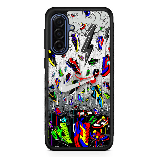 Nike Sneakers from The Sky Samsung Galaxy A17 Case | Samsung Galaxy A17 Protective Rubber Case