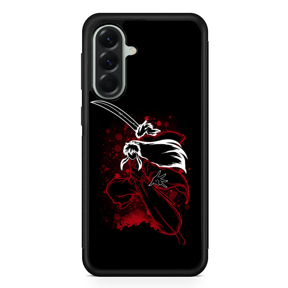 Inuyasha Silhouette Samsung Galaxy A56 Case | Samsung Galaxy A56 Protective Rubber Case
