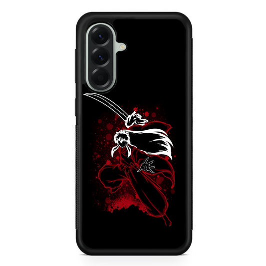 Inuyasha Silhouette Samsung Galaxy A56 Case | Samsung Galaxy A56 Protective Rubber Case