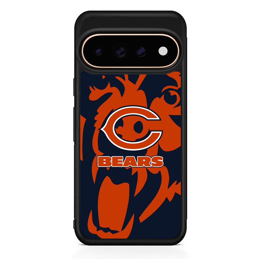 NFL Chicago Bears Scream Silhouette Google Pixel 11 Pro Case - Stylish Protective Phone Case