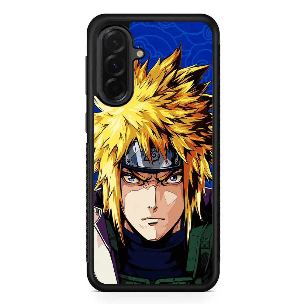 Naruto Minato Namikaze Angry Samsung Galaxy A36 Case | Protective Rubber Cover