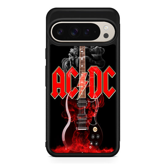 ACDC Rock Guitar Google Pixel 9 Pro Case | Slim Protective Cover