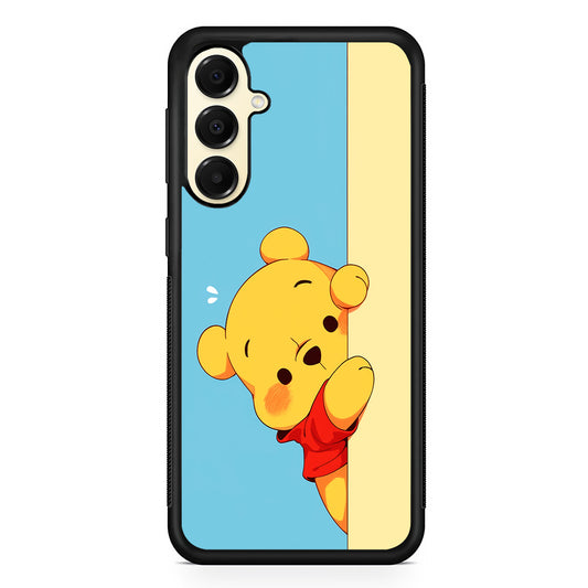 Winnie The Pooh Is Hiding Samsung Galaxy A16 Case | Slim Rubber Samsung Galaxy A16 Case
