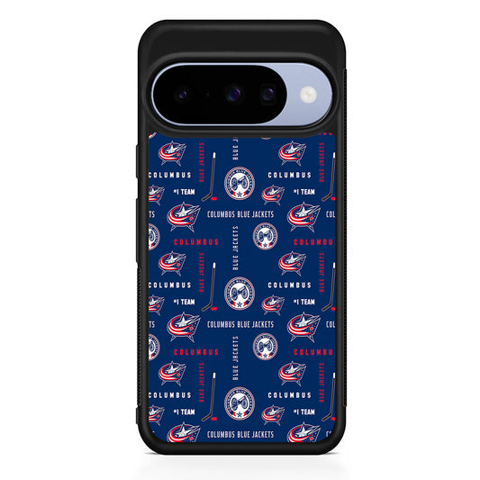 NHL Columbus Blue Jackets Design Google Pixel 10 Case | Google Pixel 10 Rubber Protective Case