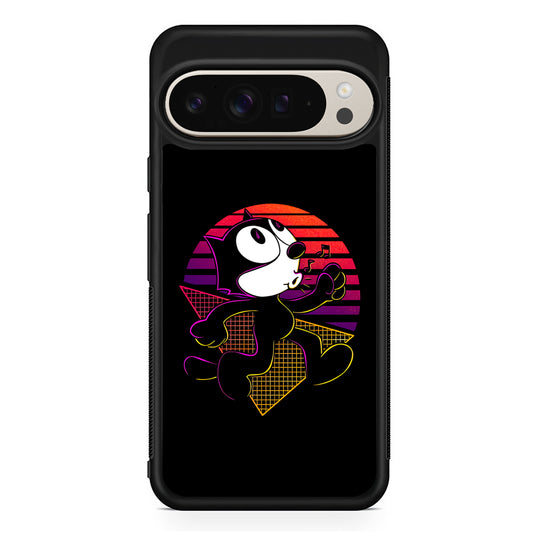 Felix The Cat Whistling Google Pixel 9 Pro Case | Slim Protective Cover