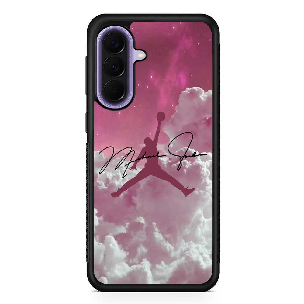 Air Jordan Signature Art of Aesthetic Aurora Samsung Galaxy A57 Case | Slim Samsung Galaxy A57 Rubber Case