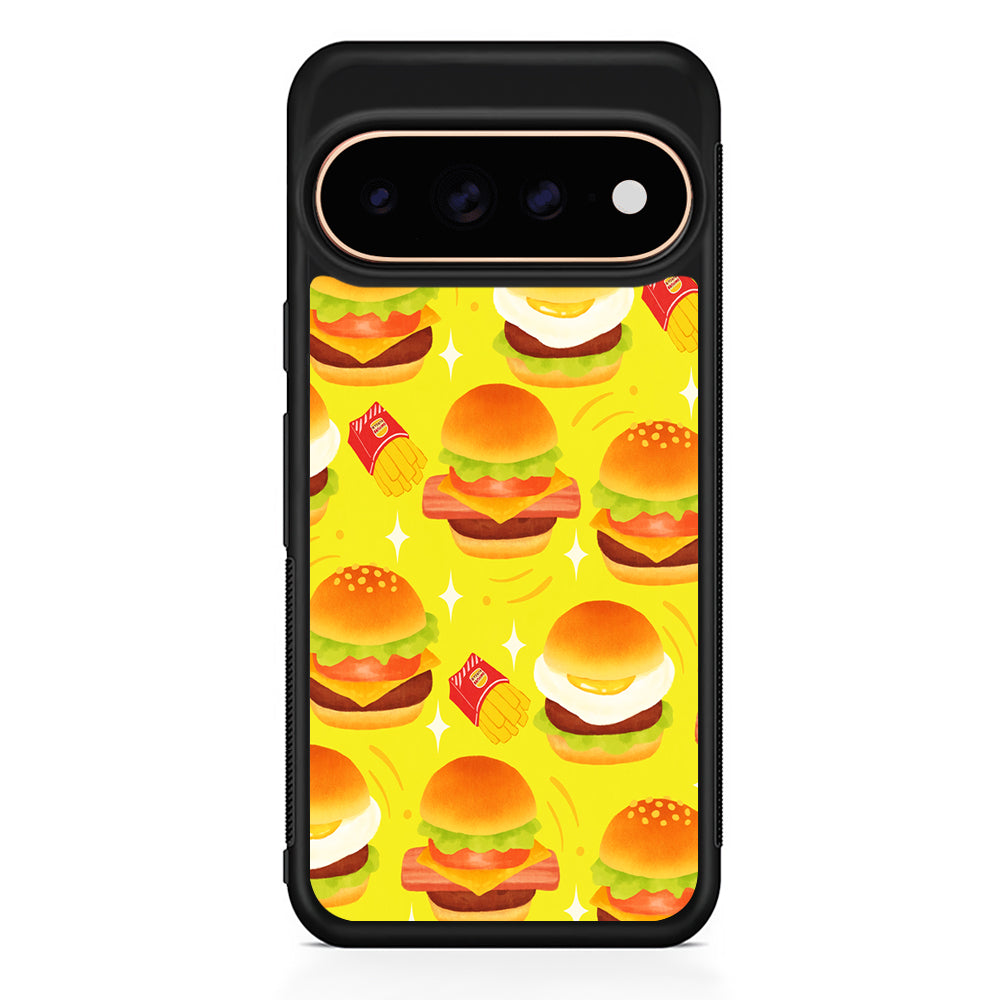 Fast Food Snack Burger Google Pixel 11 Pro Case - Stylish Protective Phone Case