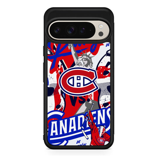 NHL Montreal Canadiens Rangers Google Pixel 9 Pro Case | Slim Protective Cover