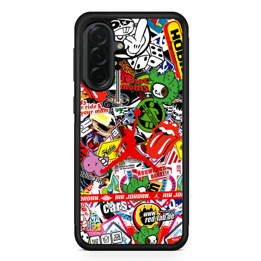 Air Jordan Mix Squad Samsung Galaxy A36 Case | Slim Samsung Galaxy A36 Protective Case